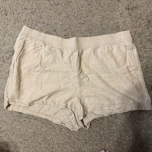 Women's Tan Shorts